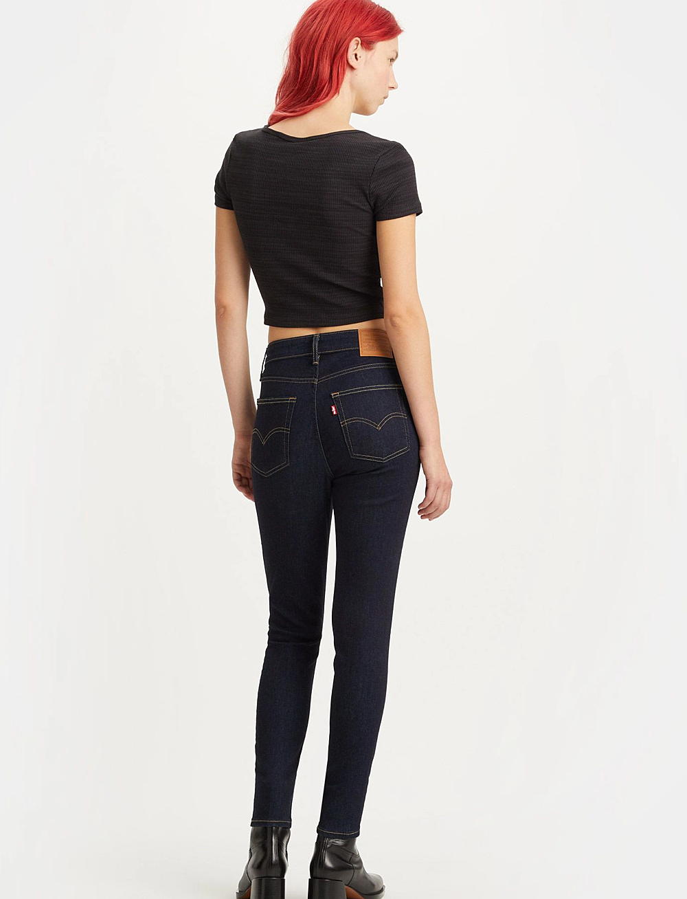 Levi's® - 721 HIGH RISE SKINNY BLUE WAVE - skinny jeans - dark indigo - flat finish - 4