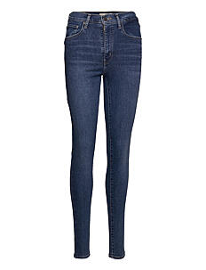 Levi's® MILE HIGH SUPER SKINNY VENICE - Skinny Jeans - DARK INDIGO - WORN IN / blue