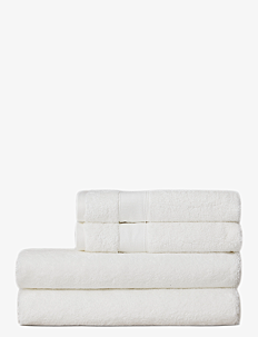 Lexington Home Hotel Cotton/Modal/Mulberry Silk Towel White - Tekstiler - WHITE / white