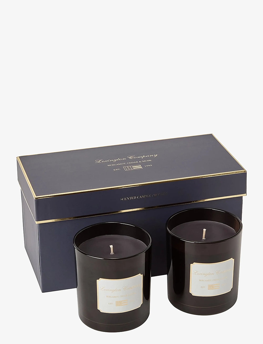 Lexington Home - Lexington Scented Candle Gift Set (set of 2) - duftlys - dark brown - 2