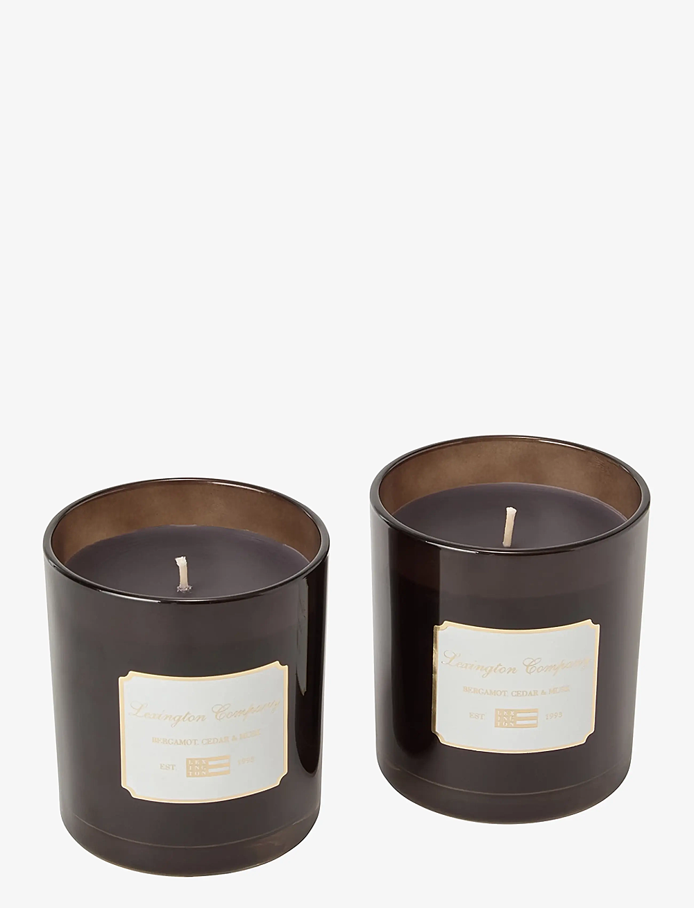 Lexington Home - Lexington Scented Candle Gift Set (set of 2) - duftlys - dark brown - 0