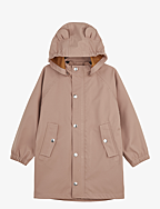 Blake long raincoat - DARK ROSE