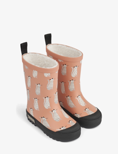 Liewood Mason thermo rainboot - Gummistøvler med linjer - CAT / TUSCANY ROSE / pink/rose