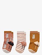 Silas socks 3-pack - CAT / TUSCANY ROSE