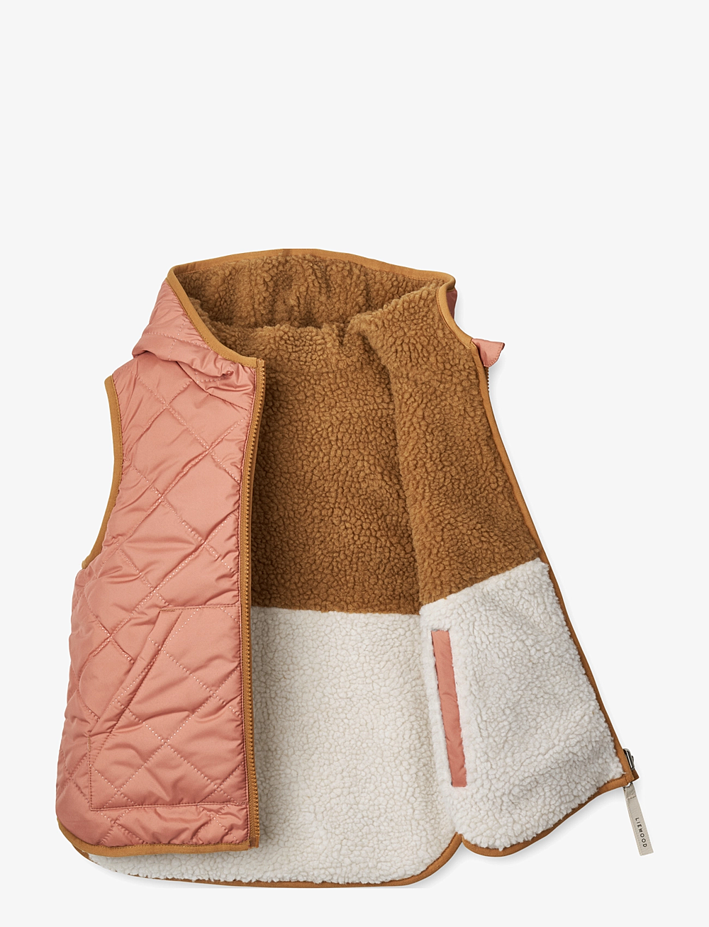 Liewood - Diana reversible vest - shop etter alder - tuscany rose mix - 2