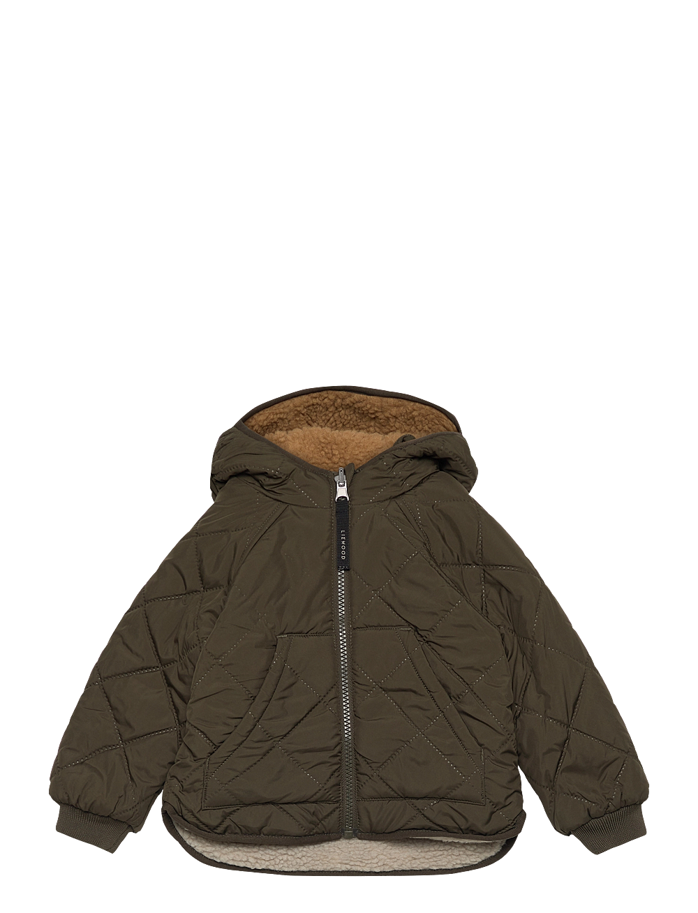 Liewood - Jackson reversible jacket - fleece-jakke - army brown mix - 0