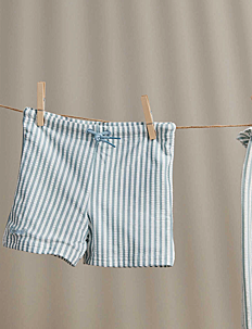 Liewood Otto Seersucker Swim Pants - Klær - Y/D STRIPE: SEA BLUE/WHITE / blue