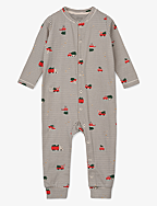 Birk printed pyjamas jumpsuit - HOLIDAY VEHICLES / STRIPE NAVY