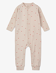 Liewood Birk printed pyjamas jumpsuit - Klær - HOLIDAY BOW / SANDY / cream