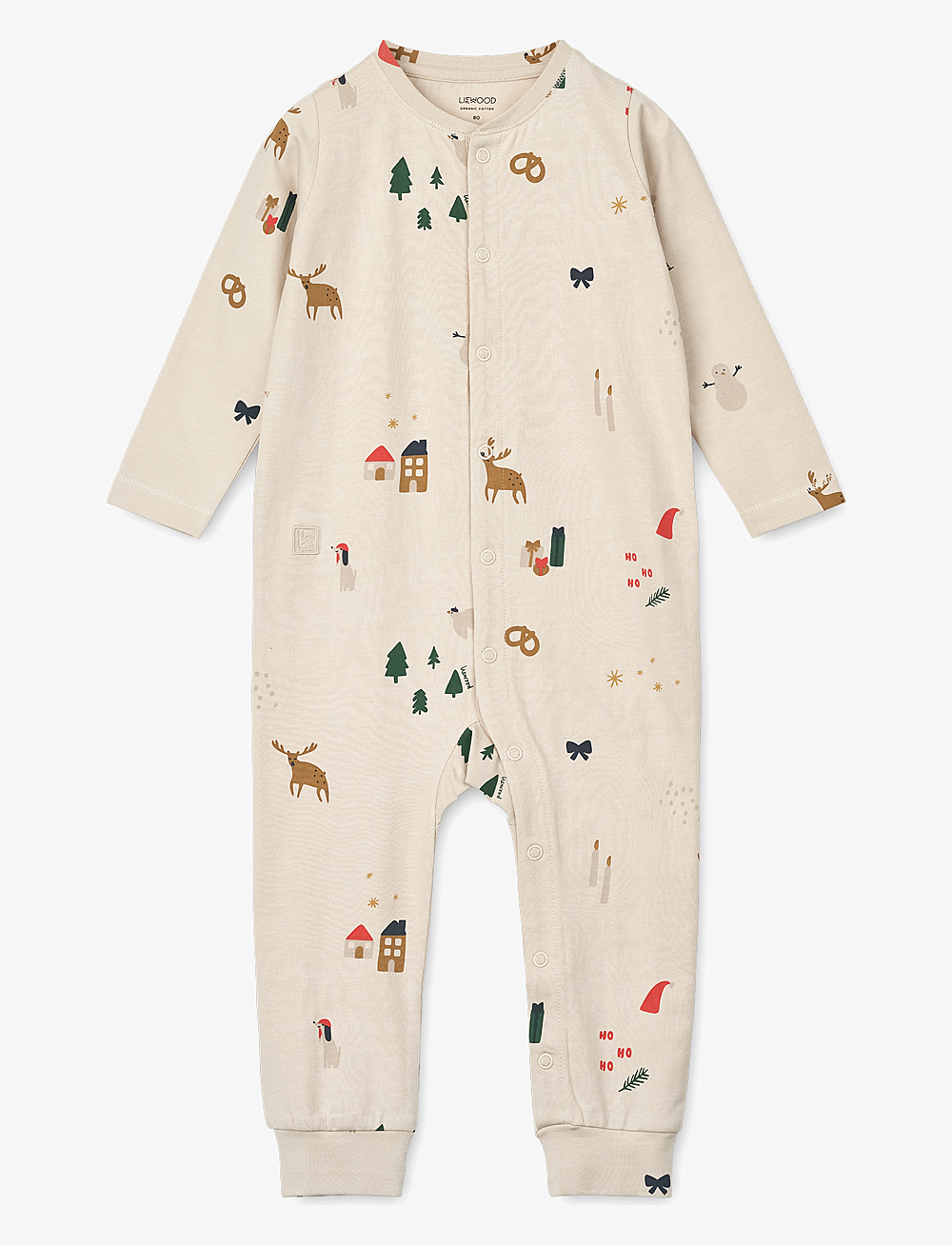 Liewood - Birk printed pyjamas jumpsuit - sovedresser - holiday / sandy - 0