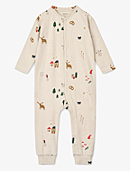 Birk printed pyjamas jumpsuit - HOLIDAY / SANDY