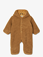 Fraser Baby Pile Jumpsuit - GOLDEN CARAMEL