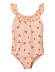 Liewood Kallie Printed Swimsuit - Klær - CHERRIES / APPLE BLOSSOM / pink/rose