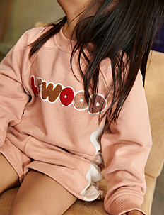 Liewood Aude Placement Sweatshirt - Klær - PALE TUSCANY / SANDY MIX / pink/rose