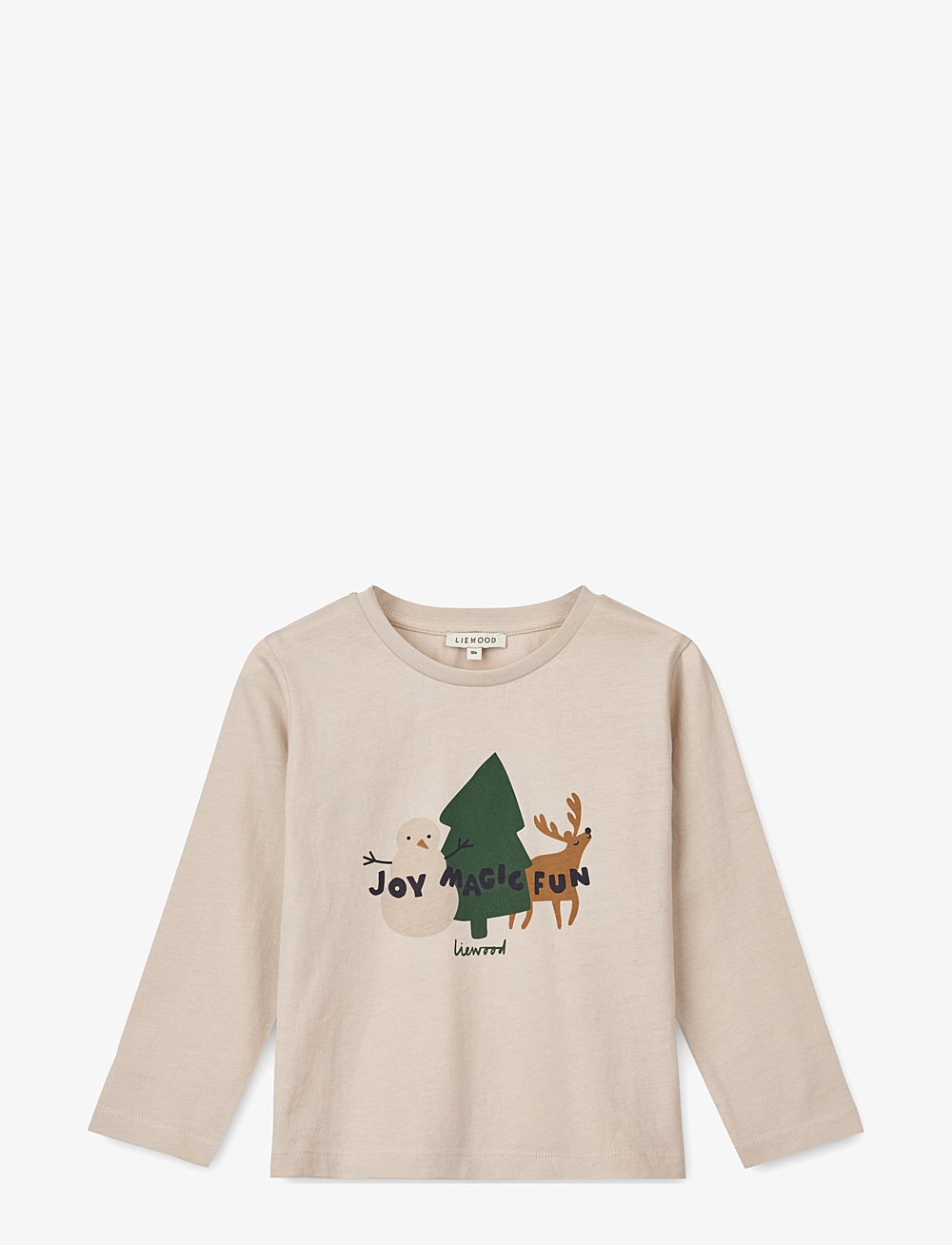 Liewood - Apia Placement Longsleeve T-shirt - langermede t-skjorter - holiday friends / sandy - 0