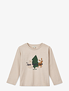 Apia Placement Longsleeve T-shirt - HOLIDAY FRIENDS / SANDY