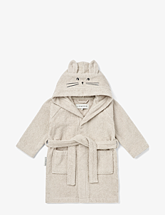 Liewood Lily Rabbit Bathrobe - Klær - SANDY / grey