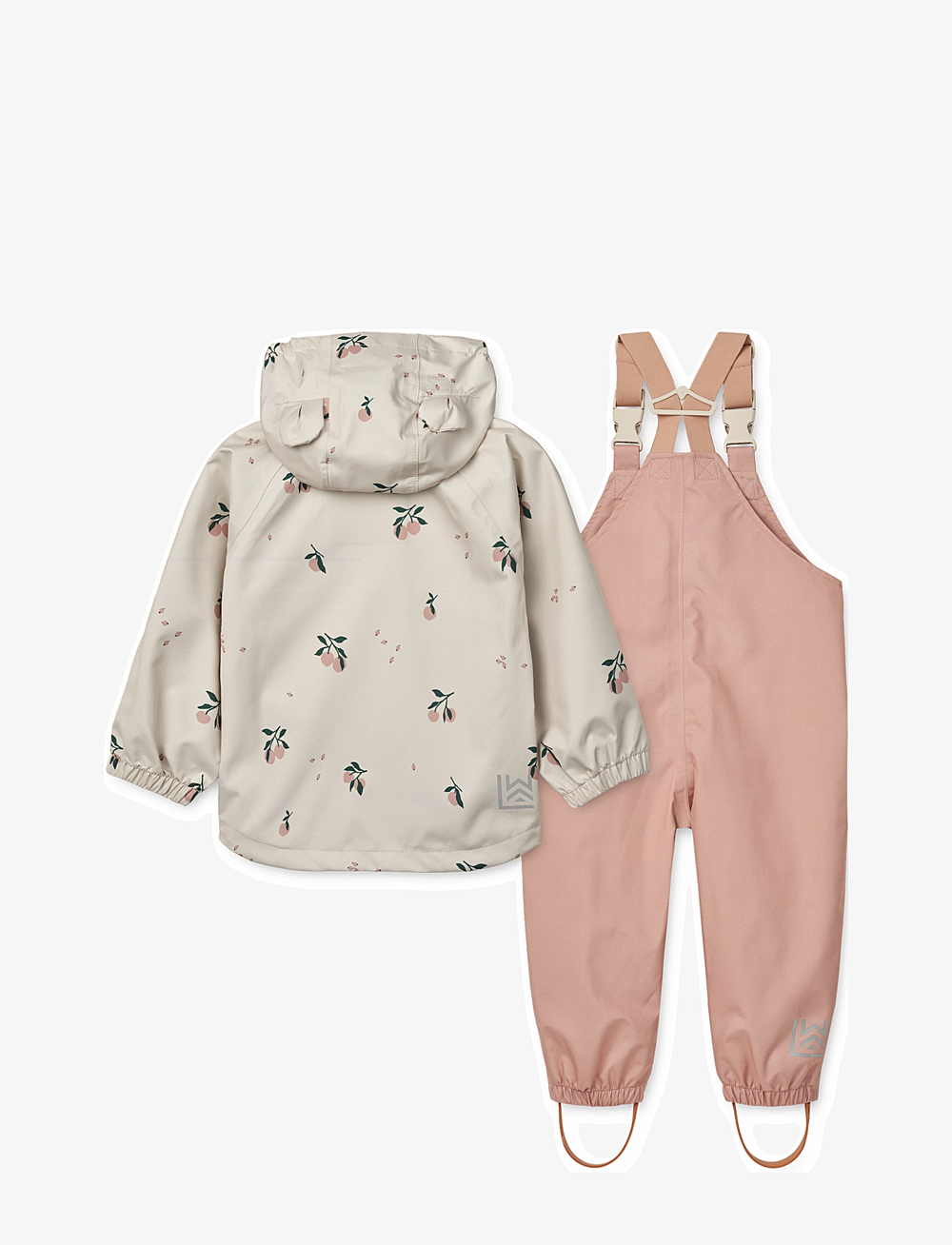 Liewood - Manu Rainwear Set - regnsett - peach / sea shell - 1