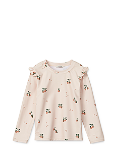 Liewood Tenley Printed Swim Tee - Klær - PEACH / SEA SHELL / beige