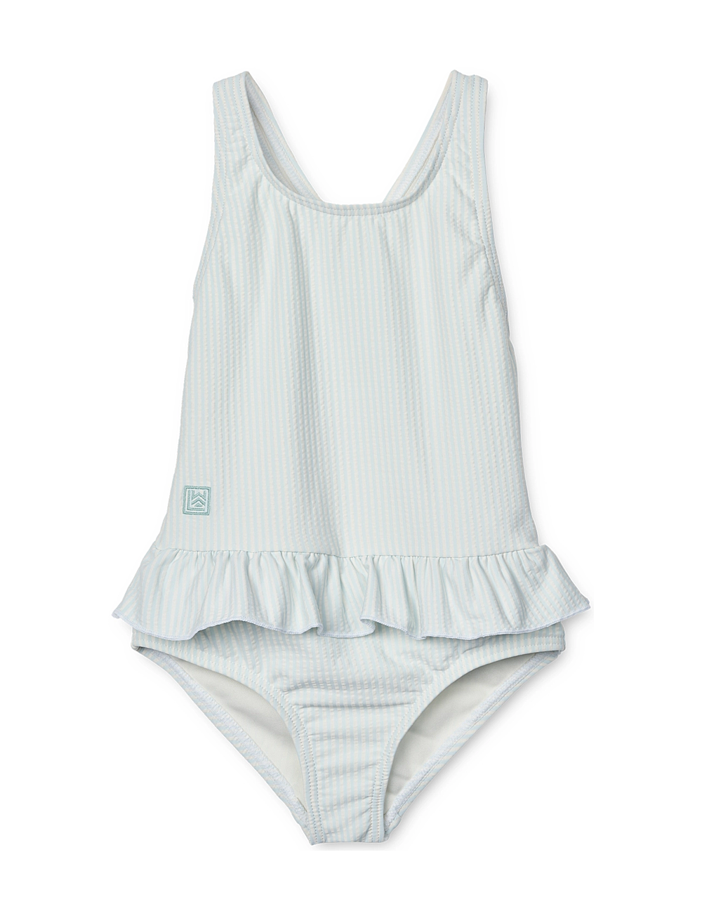 Liewood - Amara Stripe Swimsuit - badedrakter - y/d stripe pure sky / creme de la creme - 0