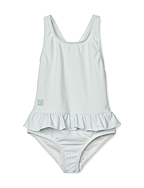 Amara Stripe Swimsuit - Y/D STRIPE PURE SKY / CREME DE LA CREME