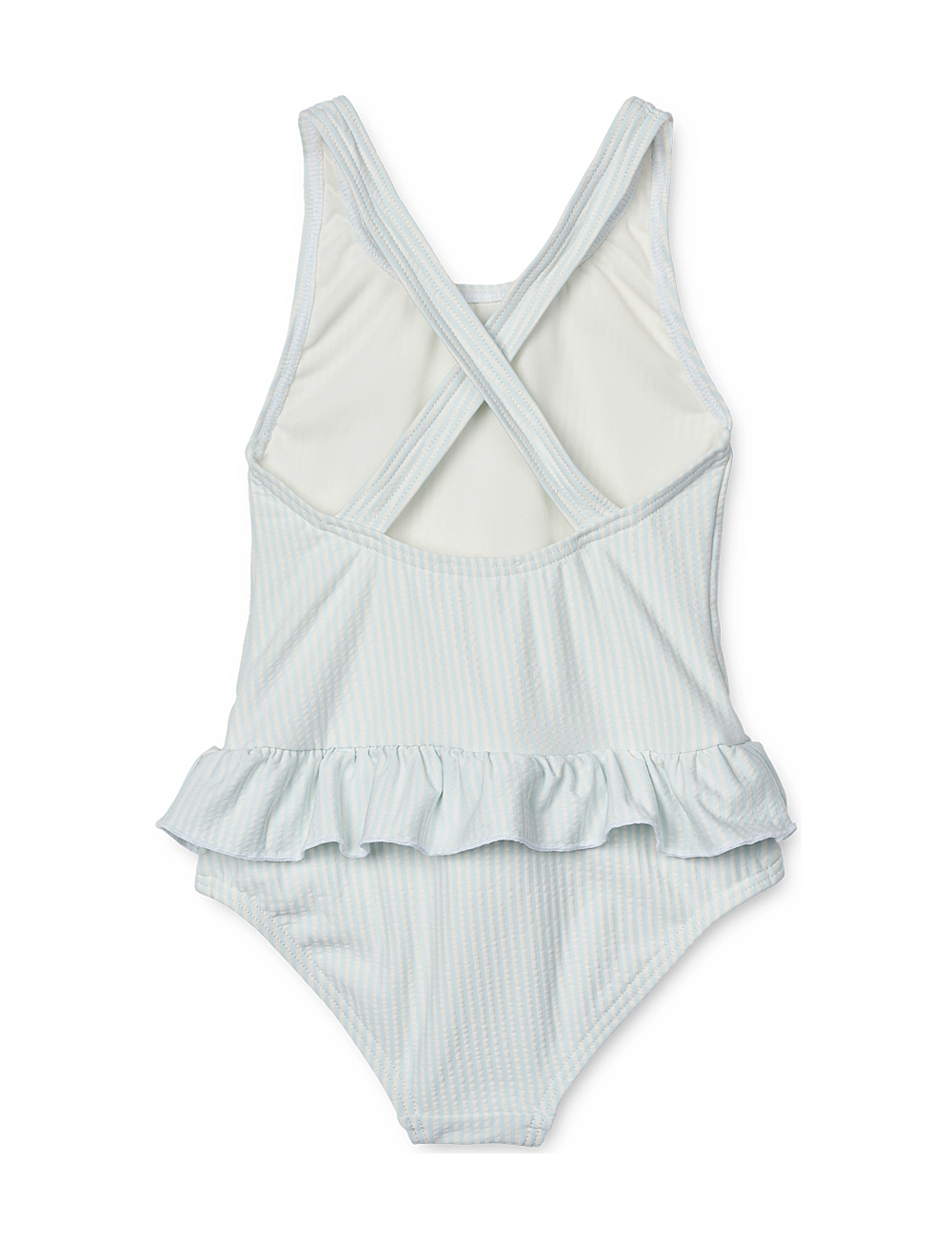 Liewood - Amara Stripe Swimsuit - badedrakter - y/d stripe pure sky / creme de la creme - 1