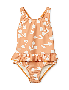 Liewood Amara Printed Swimsuit - Klær - CHERRY BLOSSOM / LIGHT APRICOT / coral