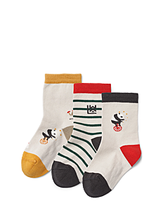 Liewood Silas Socks 3-Pack - Klær - CIRCUS / SANDY MIX / multi