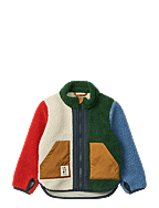 Noam Pile Jacket - GARDEN GREEN MULTI MIX