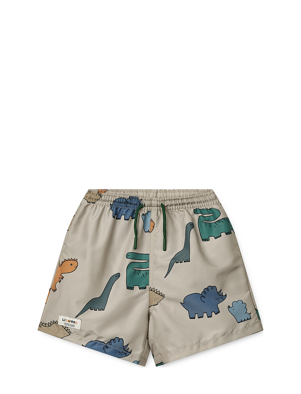 Liewood - Duke Printed Board Shorts - badeshorts - dinosaurs / mist - 0