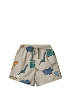 Duke Printed Board Shorts - DINOSAURS / MIST