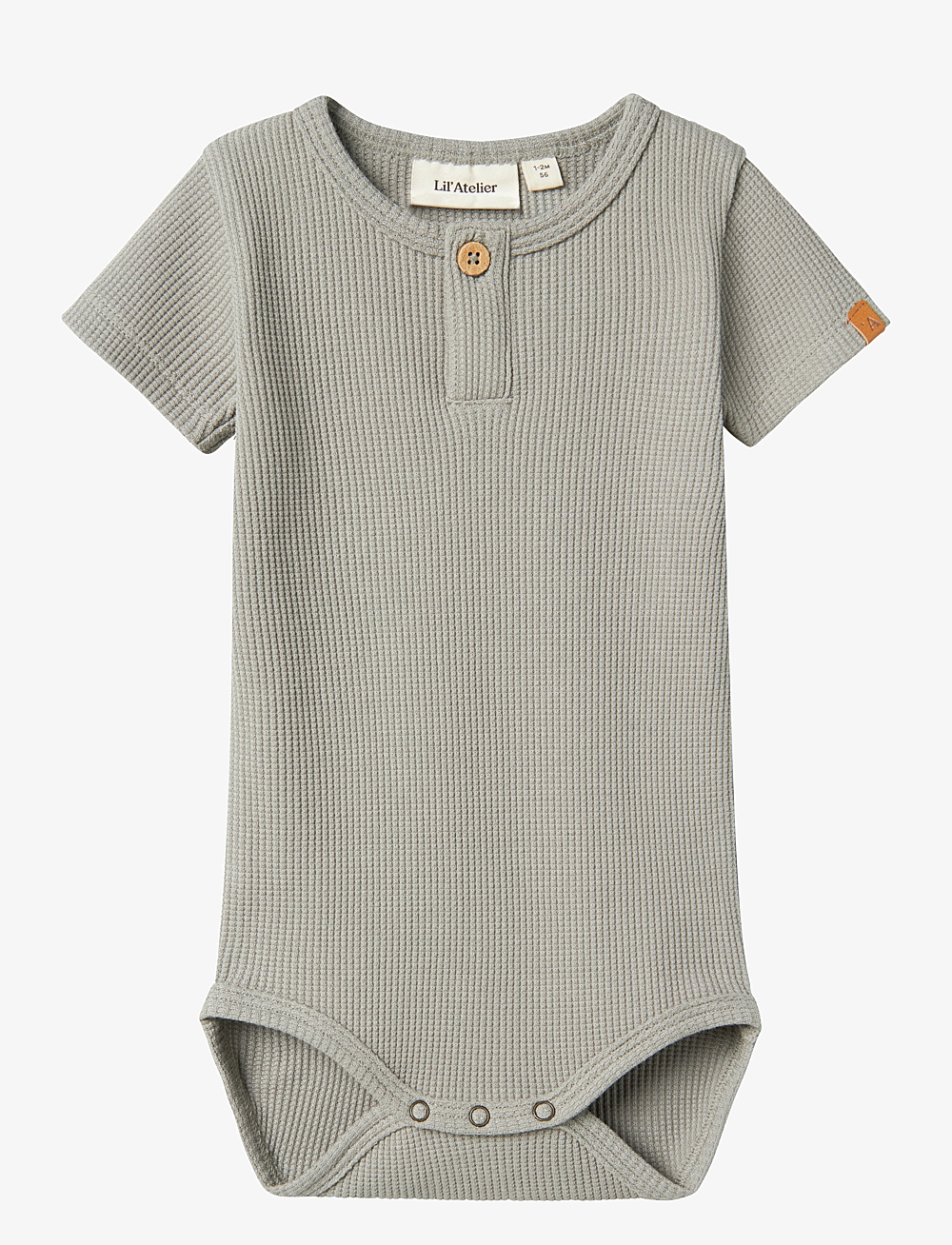 Lil'Atelier - NBMDIEM SS BODY LIL - kortermede bodyer - forest fog - 0