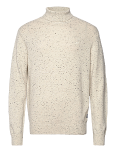 Lindbergh O-Neck knit Cashmere - Pologenser - OFF WHITE / cream