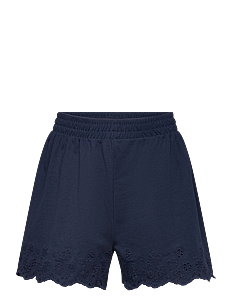 Lindex Shorts jersey with embroidery - Kolleksjoner - DARK BLUE / navy