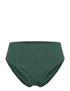 Lindex Brief Bikini High Hanna Rib - Bikini truser - DARK GREEN / green