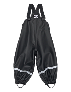 Lindex Raintrousers fleece lining uni - Regnbukser - BLACK / black