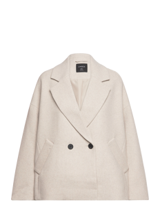 Lindex Jacket Dehlia - Kåper - LIGHT BEIGE MELANGE / cream