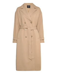 Lindex Trenchcoat Cornelia - Kåper - DARK DUSTY BEIGE / beige