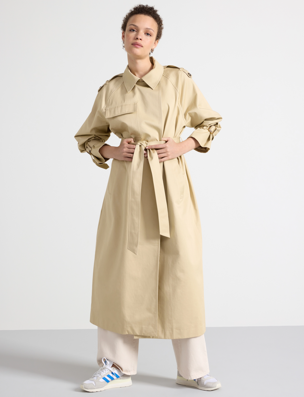 Lindex - Trenchcoat Luna - trenchcoats - beige - 0