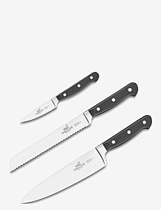 Lion Sabatier Knife set Pluton 3-pack - Knivsett - STEEL/BLACK / silver