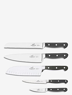 Lion Sabatier Knife set Pluton 5-pack - Knivsett - STEEL/BLACK / silver