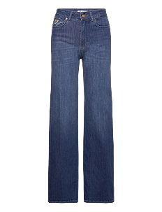 Lois Jeans Palazzo 5450 Leia Teal - Kolleksjoner - DARK BLUE / blue