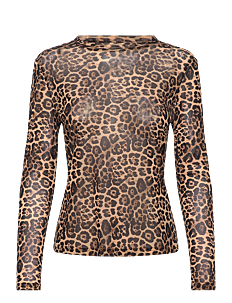 Lollys Laundry IrieLL Blouse LS - Kolleksjoner - LEOPARD PRINT / brown