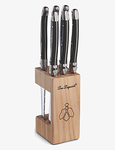 Lou Laguiole Tradition Steak Knifes 6-pcs Antracit - Knivsett - ANTRACIT / multi