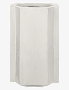 LOUISE ROE Funki Pot Vase, Small - Vaser - WHITE / white