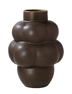 LOUISE ROE Ceramic Balloon Vase #04 Grande - Vaser - MUD BROWN / brown