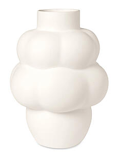 LOUISE ROE Ceramic Balloon Vase #04 - Vaser - RAW WHITE / white