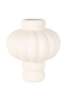 LOUISE ROE Ceramic Balloon Vase #03 - Vaser - RAW WHITE / white