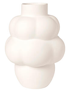 LOUISE ROE Ceramic Balloon Vase #04 Petit - Vaser - RAW WHITE / white