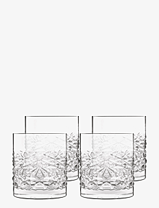 Luigi Bormioli Vannglass/whiskyglass mixology textures - Vis alt - TRANSPAREN / clear